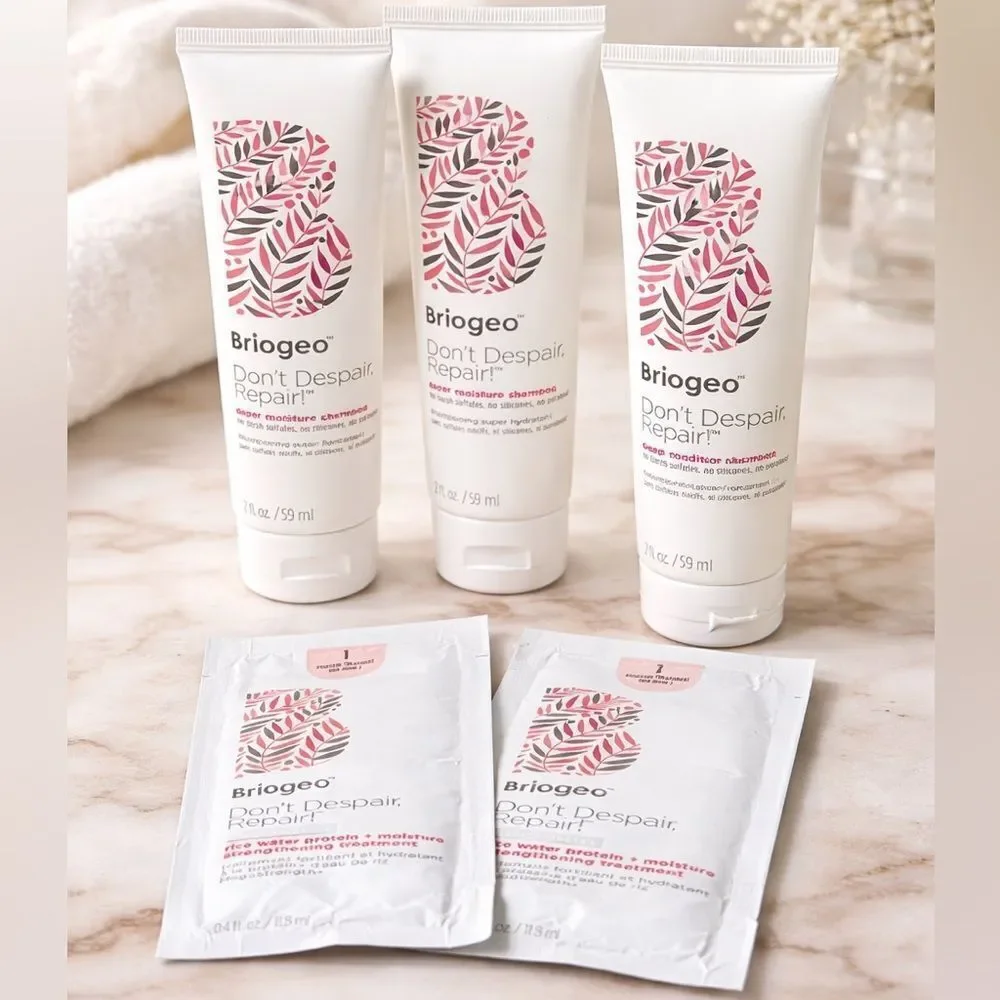 Briogeo Don't Despair, Repair! Hair Care Set - White and Red